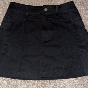 Mini skirt- xsmall black pacsun
